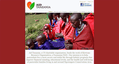 Desktop Screenshot of aidtanzania.org